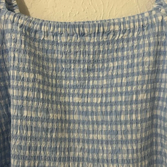 Women’s Blue Gingham Sundress XXL NWT - Picture 2 of 7